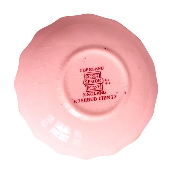 Copeland Spode England Butter Pat Rosebud Chintz - Picture 3 of 4